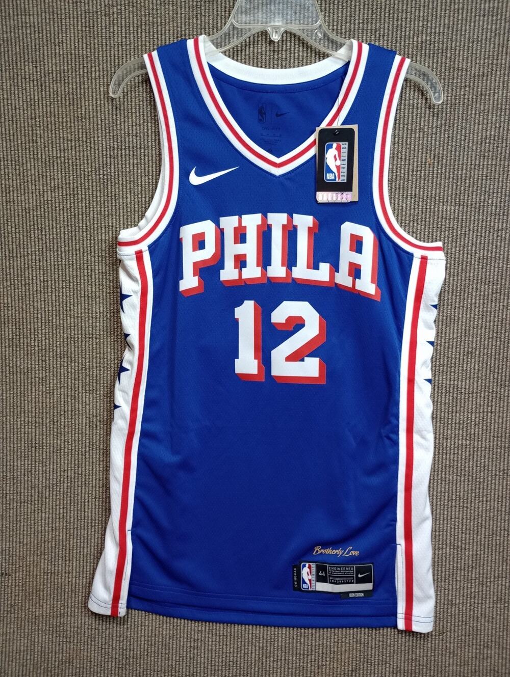 Nike NBA Jersey Phila 76's Tobias Harris #12 DX8620402 ICON EDITION Size M